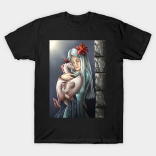 Lily After the Rain | Girl with Dragon T-Shirt